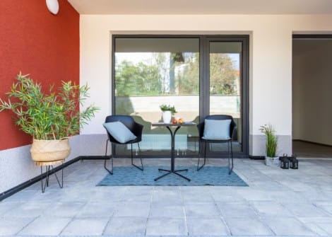 Nový byt se zahradou a terasou v centru Brna